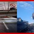 Rodovia Anchieta é liberada após caminhão derrubar passarela