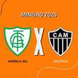 América x Atlético, AO VIVO, com a Voz do Esporte, às 15h