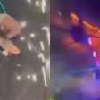 Vídeo mostra momento em que boate pega fogo durante show com 1.500 pessoas