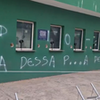 Muro do Allianz Parque amanhece pichado após derrota do Palmeiras para o Corinthians; veja