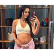 Bruna Biancardi ignora rumores de traição de Neymar e exibe barriga de gravidez da segunda filha com o jogador