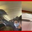 Passageiros usam garrafinhas d'água para apagar chamas em avião após carregador portátil pegar fogo