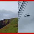 Policial em helicóptero é baleado durante sobrevoo a comunidade no Rio de Janeiro