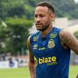 Treino do Santos: Neymar pode ser desfalque para a estreia no Brasileirão
