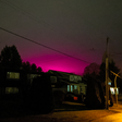 Momentos em que o céu cor-de-rosa deixou moradores intrigados