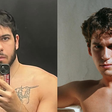 Filhos de Murilo Benício fazem sucesso nas redes sociais com fotos sem camisa e de cueca