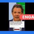 É falso que Haddad tenha divulgado site para sacar dinheiro esquecido do PIS/Pasep