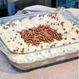 Torta gelada de banana e chocolate: sem forno e em camadas