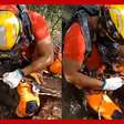 Bombeiros resgatam filhote de gato que caiu em cisterna abandonada em Minas Gerais