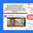 Texto compartilhado por 'O Globo' que ironiza saúde de Bolsonaro foi produzido por coluna de humor