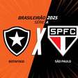 Botafogo x São Paulo, AO VIVO, com a Voz do Esporte, às 17h