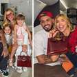 Virginia posa para foto de família com bolsa de R$ 200 mil: 'Obrigada Deus'