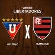LDU x Flamengo: onde assistir, escalações e arbitragem
