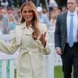 Melania Trump usa look grifado da cabeça aos pés em Caça aos Ovos de Páscoa