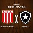 Estudiantes x Botafogo: onde assistir, escalações e arbitragem