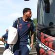 Plata, com edema no joelho, é dúvida para jogo contra o Corinthians