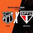 Ceará x São Paulo: onde assistir, escalações e arbitragem