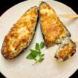 Berinjela na airfryer com crosta crocante e recheio cremoso
