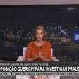 Falha de câmera mostra jornalista de corpo inteiro e revela fundo de cenário na GloboNews