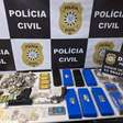 Operação Estático: 5 são presos com Maconha, haxixe, ecstasy, MDMA, cocaína, THC líquido e armas no RS