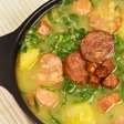 Caldo verde tradicional cremoso: pra aquecer seu jantar