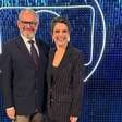 Sandra Annenberg celebra 60 anos da TV Globo ao lado do marido: 'Aqui que nos conhecemos'