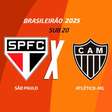 São Paulo x Atlético-MG (Sub-20): onde assistir, escalações e arbitragem