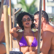 Teve climão? Bella Campos e Cauã Reymond são flagrados juntos pela primeira vez após caos nos bastidores de 'Vale Tudo'