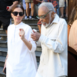 O comovente adeus de Gilberto Gil a Nana Caymmi em 20 fotos: cantor vai ao velório da ex-mulher e emociona com beijo na testa em despedida
