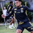 Gabriel Veron se reapresenta e treina normalmente pelo Santos