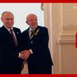 Lula é recebido com tapete vermelho e participa de jantar com Vladimir Putin na Rússia