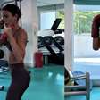 Bruna Marquezine pega pesado em treino de boxe e barriga MEGA trincada rouba a cena em vídeo: 'Chora nesse shape'