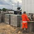 Apenados no RS ajudam na construção de novo hospital com peças de concreto