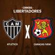 Atlético x Caracas: onde assistir, escalações e arbitragem