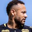Neymar e Furch participam de treino do Santos nesta quarta-feira
