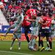 Sem força ofensiva, Atlético de Madrid perde para o Osasuna pelo Espanhol