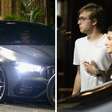 Joaquim Huck usa carro de R$ 2,6 milhões em passeio com a namorada; veja fotos