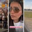 Monica Iozzi passa sufoco após aeronave apresentar pane elétrica: 'Deu ruim'