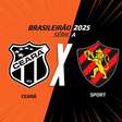 Ceará x Sport, AO VIVO, com a Voz do Esporte, às 14h30