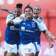 Cruzeiro vence e dispara na ponta do BR Feminino; veja imagens do jogo