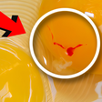 O que significam as manchas vermelhas que podem aparecer nos ovos?