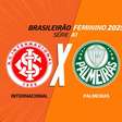 Internacional x Palmeiras (feminino): onde assistir, escalações e arbitragem