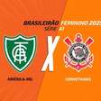 América-MG x Corinthians (Feminino): onde assistir, escalações e arbitragem