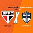 São Paulo x Real Brasília (Feminino): onde assistir, escalações e arbitragem
