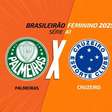 Palmeiras x Cruzeiro (Feminino): onde assistir, escalações e arbitragem
