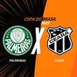 Palmeiras x Ceará: onde assistir, escalações e arbitragem