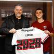 São Paulo anuncia renovação de contrato do atacante Lucca