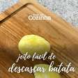 Como descascar a batata de maneira fácil