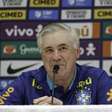 Ancelotti recebe trote na Seleção e canta canção italiana