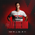 São Paulo anuncia a contratação do atacante Juan Dinenno